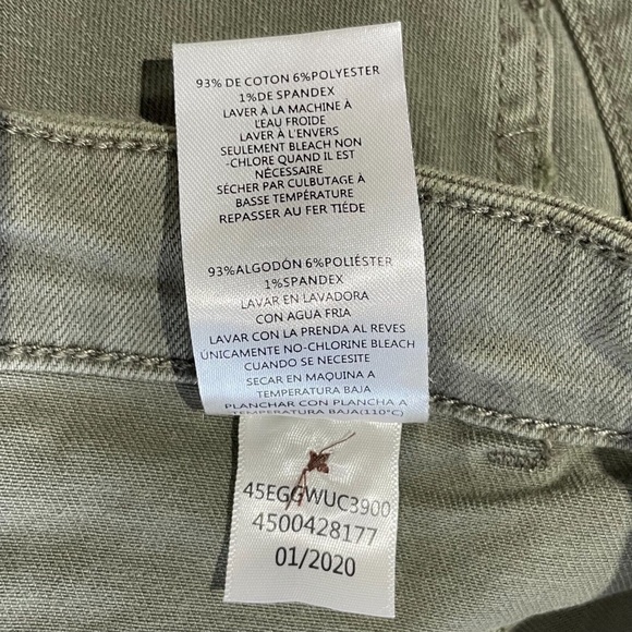 New Sam Edelman Cargo Ankle Pants Utility Crop Pant Moss Green Size 32 - Picture 15 of 16